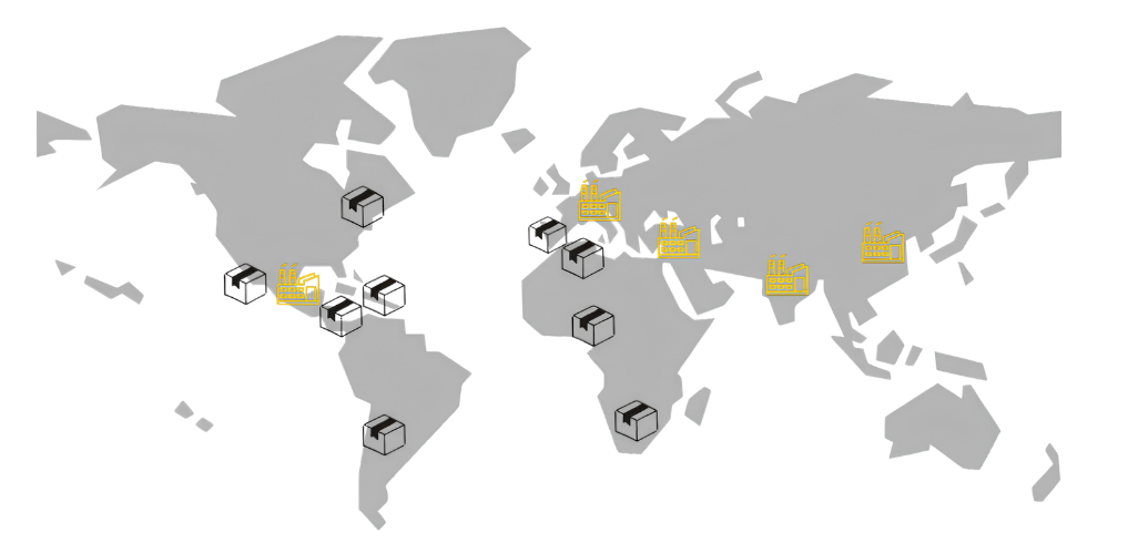 Global Operations Map